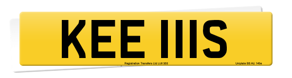 Registration number KEE 111S